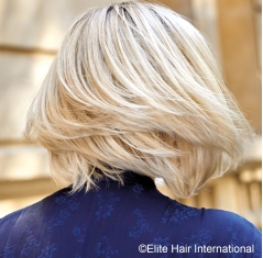 Portrait femme perruque Feeling ***, cheveux synthètiques, elite hair international