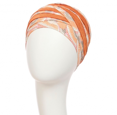 Bonnet chimio hindi bambou, christine headwear, canopée