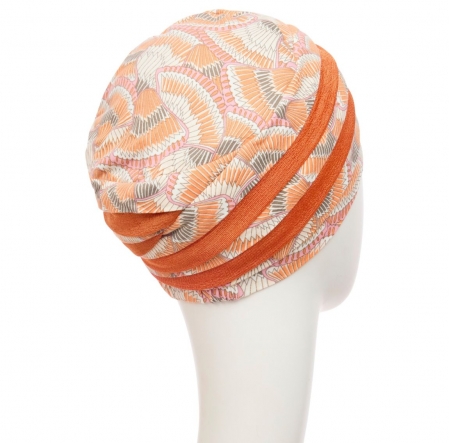 Bonnet chimio hindi bambou, christine headwear, canopée