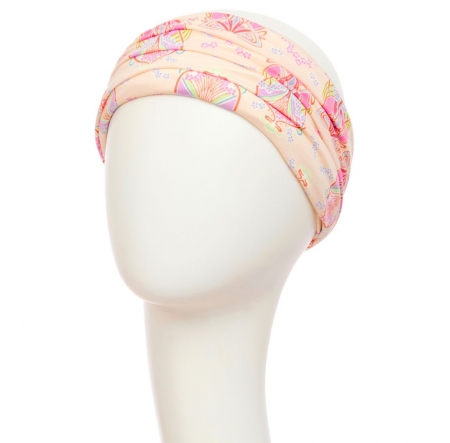 turban duo karma bambou, bonnet chimio, bandeau détachable, douceur, confort, alopécie, pierre de lune