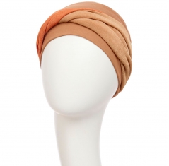 Bonnet Viva ultra-doux, spécialement conçu pour offrir confort et élégance aux femmes en traitement, bandeau amovible, sun glow