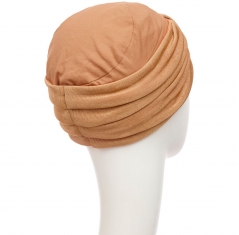 Bonnet Viva ultra-doux, spécialement conçu pour offrir confort et élégance aux femmes en traitement, bandeau amovible, sun glow